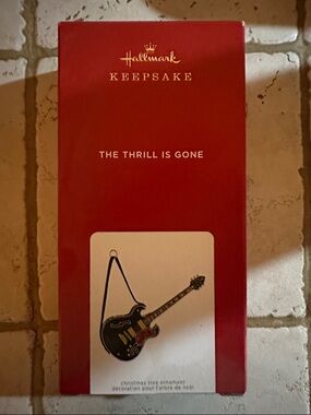 Hallmark Black and Gold Keepsake Ornament - The Thrill Is Gone 2021